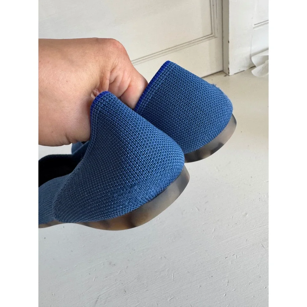 Rothy's blue The Point flats size 10.5 - Picture 9 of 12